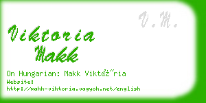 viktoria makk business card